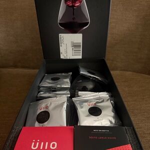 Ullo Wine Purifier, 2 Angstrom Wine Glasses, and 22 filters